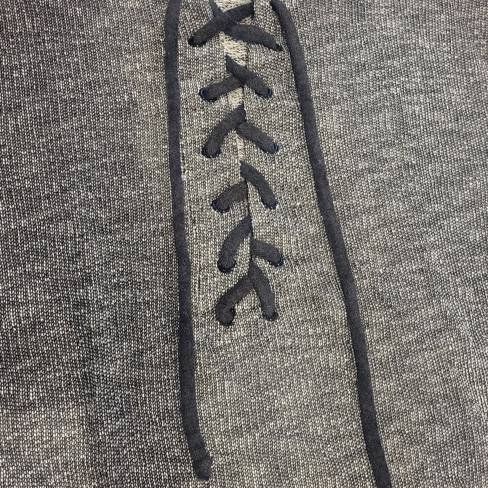Daydreamnation Sweater Terry Dream Pullover Smallblack/White — image 4 of 6